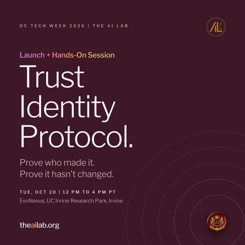 Cover Image for Trust Identity Protocol: Launch + Hands-On Session | OC Tech Week
