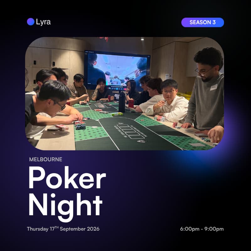 Cover Image for Poker night at Lyra Melbourne