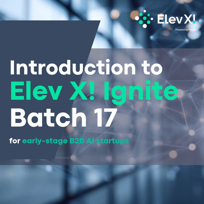 Cover Image for Nov 12: Introduction to Elev X! Ignite Batch 17