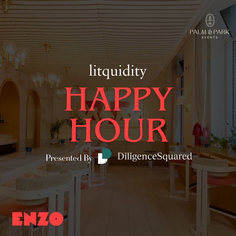 Cover Image for Litquidity Happy Hour - Presented by DiligenceSquared