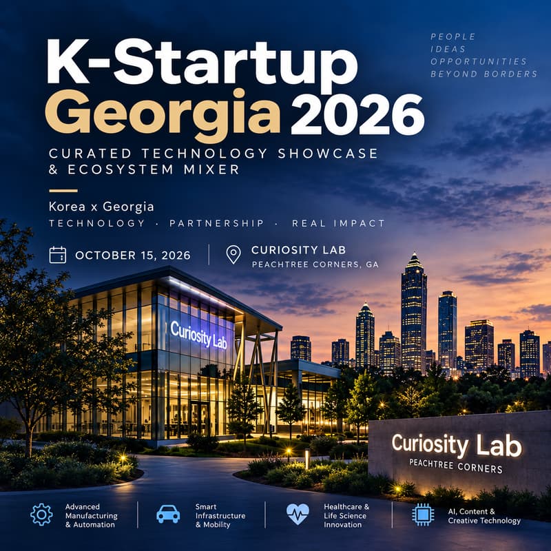 Cover Image for K-Startup Georgia 2026: Curated Technology Showcase & Ecosystem Mixer