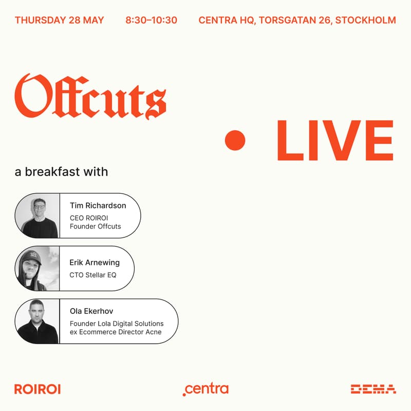 Cover Image for Offcuts Live - a breakfast with Tim Richardson, Erik Arnewing & Ola Ekerhov