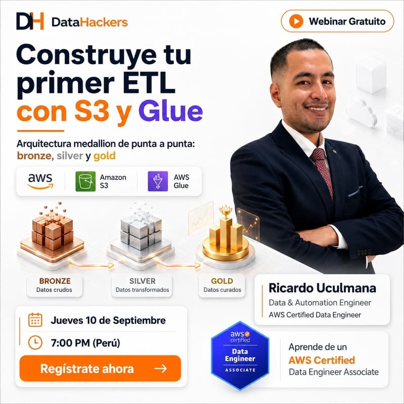 Cover Image for Construye tu Primer ETL con S3 y Glue