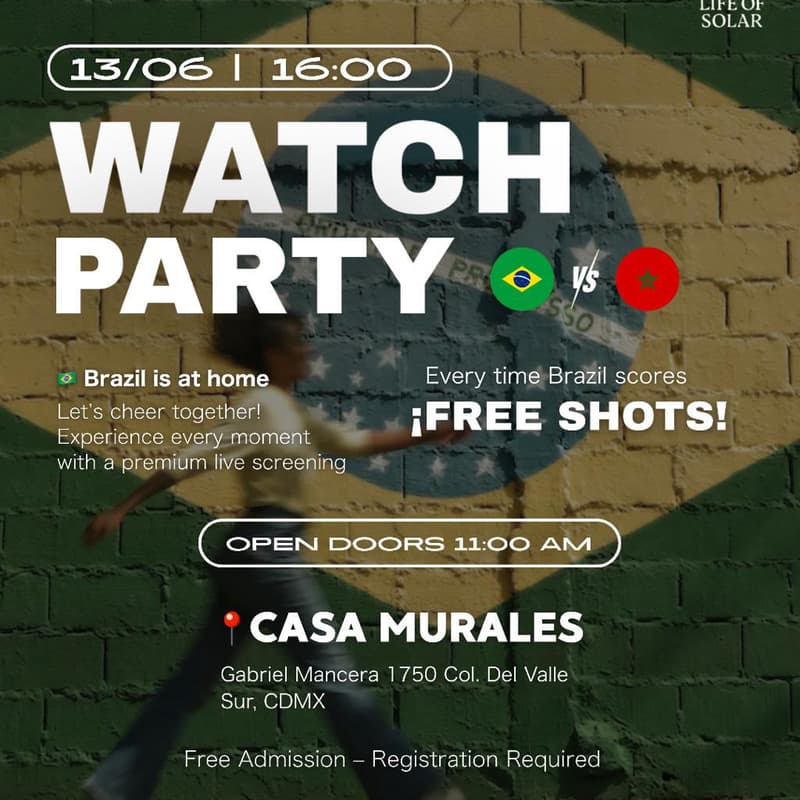 Cover Image for Watch Party: Brazil vs. Morocco!