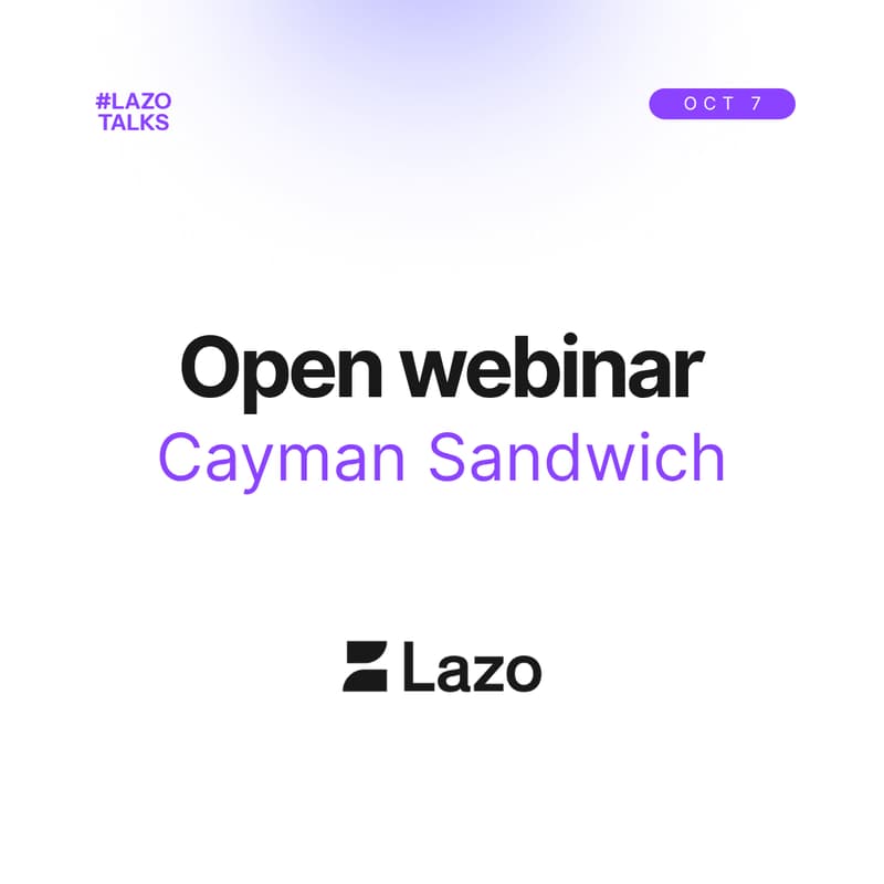 Cover Image for Cayman Sandwich | Open webinar