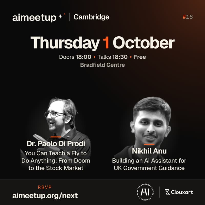 Cover Image for AI Meetup Cambridge #16 - October