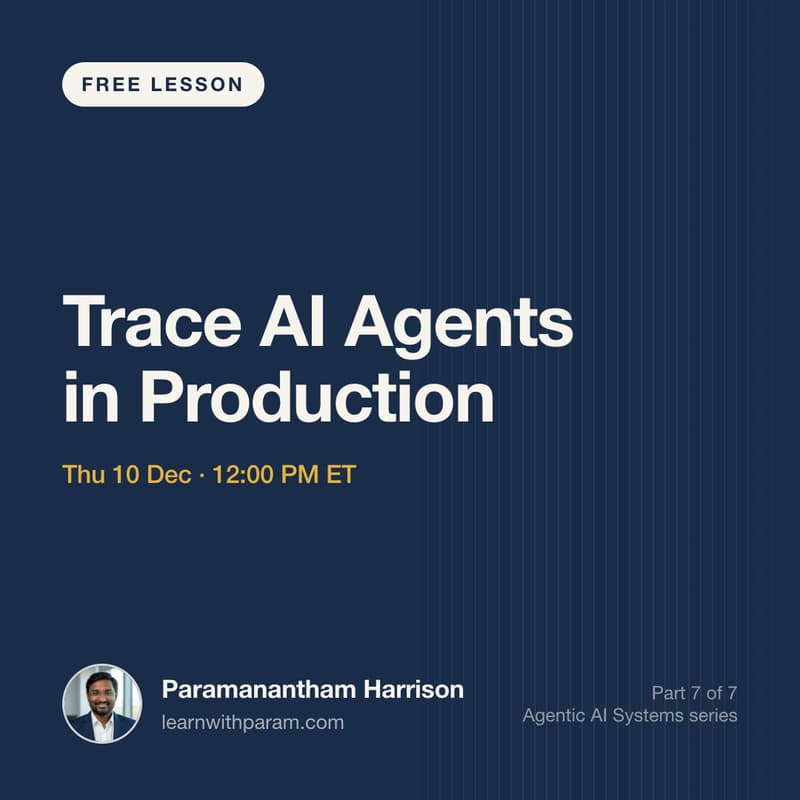 Cover Image for Trace AI Agents in Production