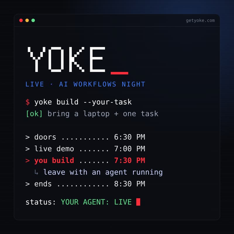 Cover Image for Learn to Automate Workflows with Yoke