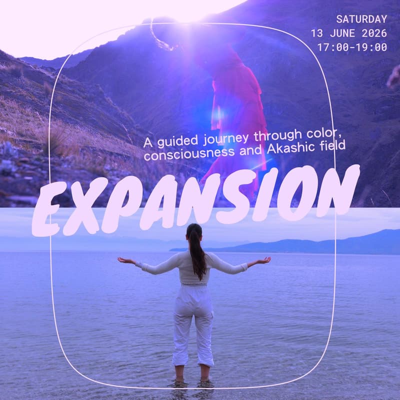 Cover Image for Expansion: A guided journey through colour, consciousness & the Akashic Field