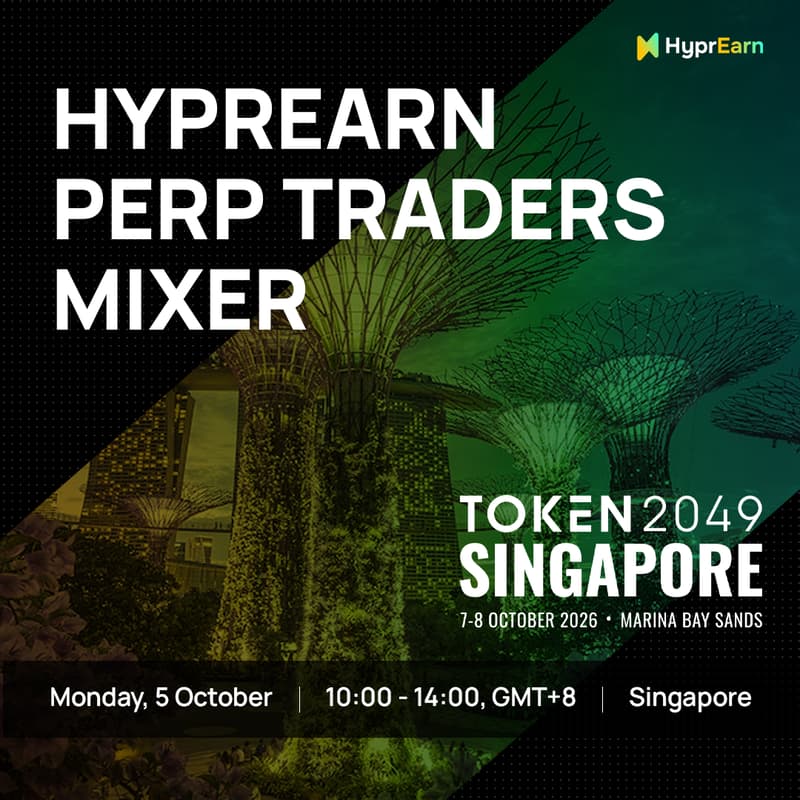 Cover Image for HyprEarn Perp Traders Mixer @Token2049 Singapore