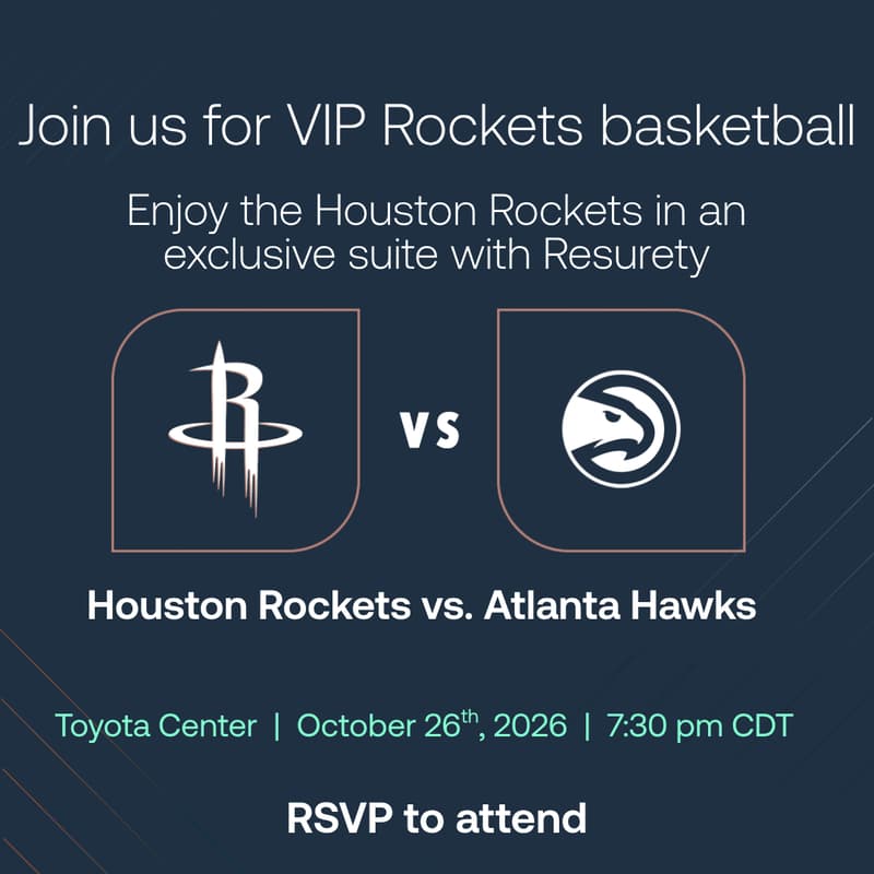 Cover Image for Houston Rockets Suite with Resurety