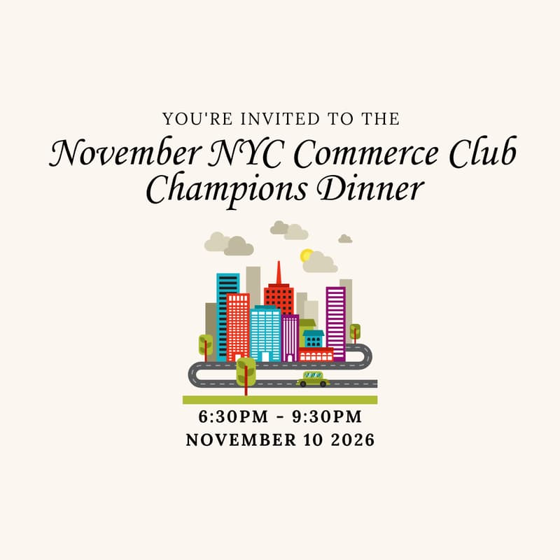 Cover Image for NYC Commerce Club Champions Dinner