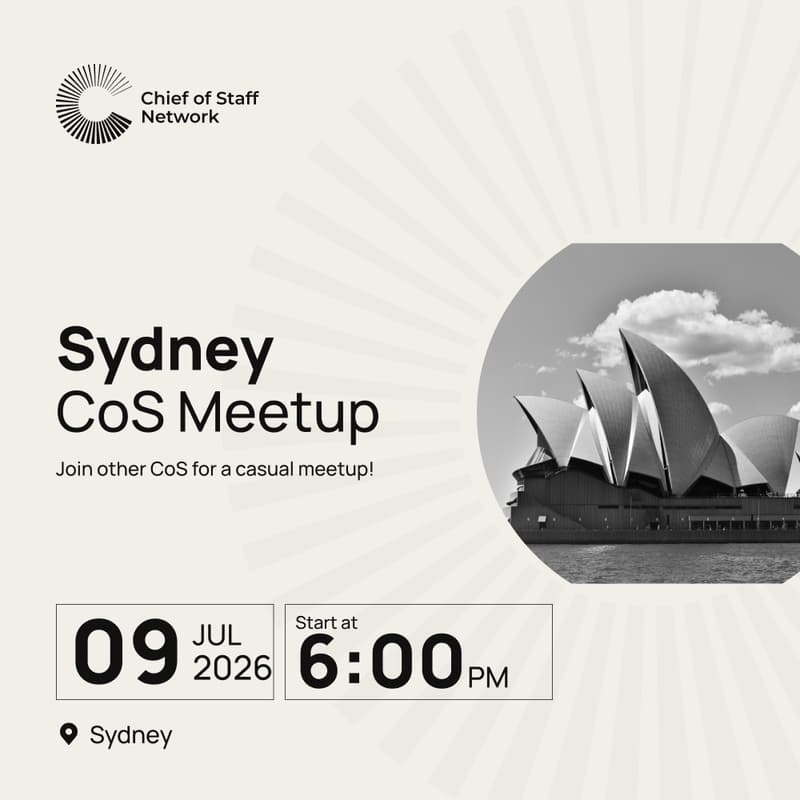 Cover Image for Sydney CoS Meetup (7/9)