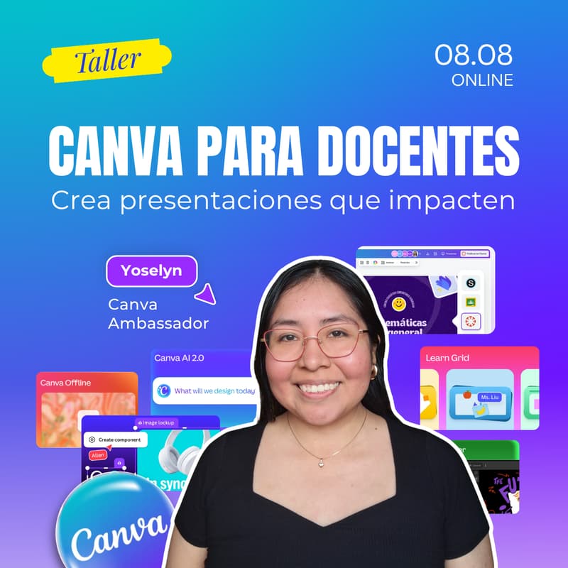 Cover Image for Canva para docentes: crea presentaciones que impacten