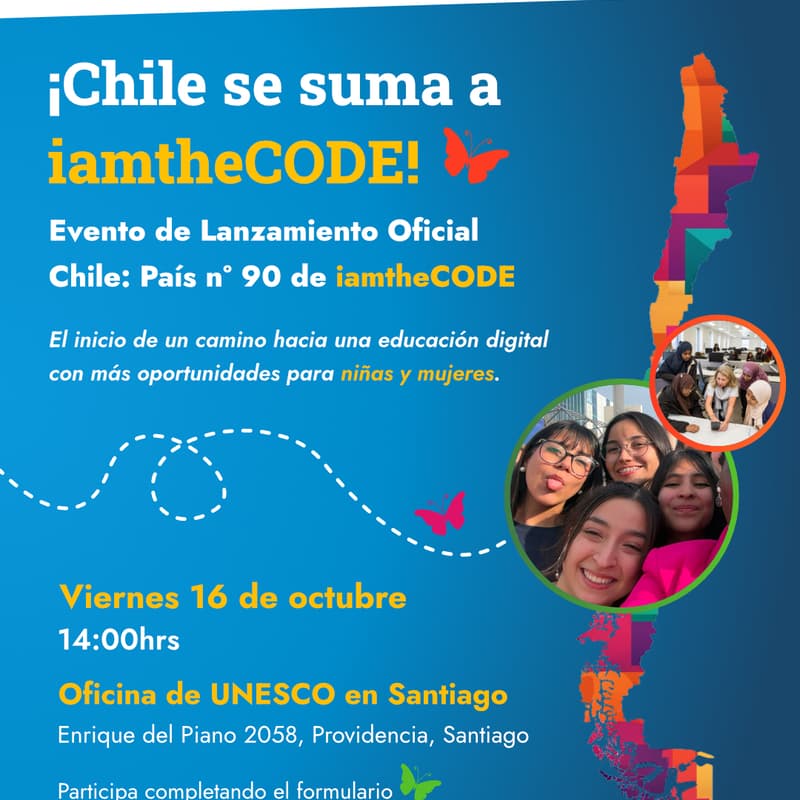Cover Image for Lanzamiento de iamtheCODE Chile