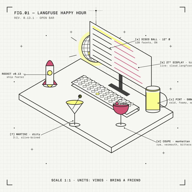 Cover Image for 🍻 Langfuse & Friends: Happy Hour