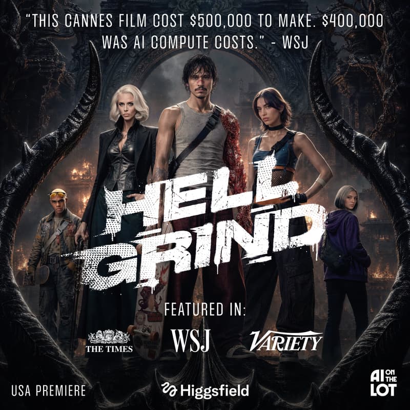Cover Image for Hell Grind Premiere presented by Higgsfield AI