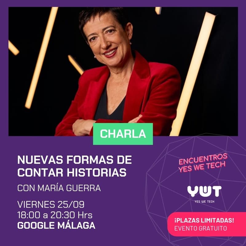 Cover Image for Charla YWT - Nuevas formas de contar historias con María Guerra