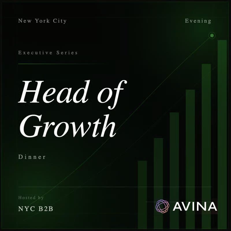 Cover Image for NYC B2B: Head of Growth Dinner — Tribeca
