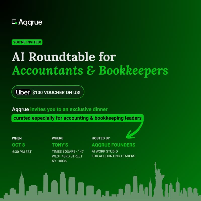 Cover Image for Dinner with Accountants & Bookkeepers: What’s working with AI?