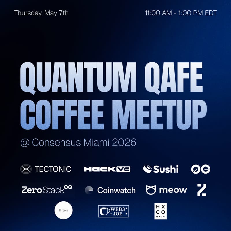 Cover Image for Quantum Qafe Coffee Meetup @ Consensus Miami