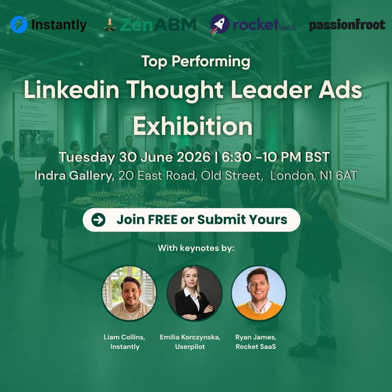 Cover Image for LinkedIn TLAs are ART - Top Performing TLAs EXHIBITION