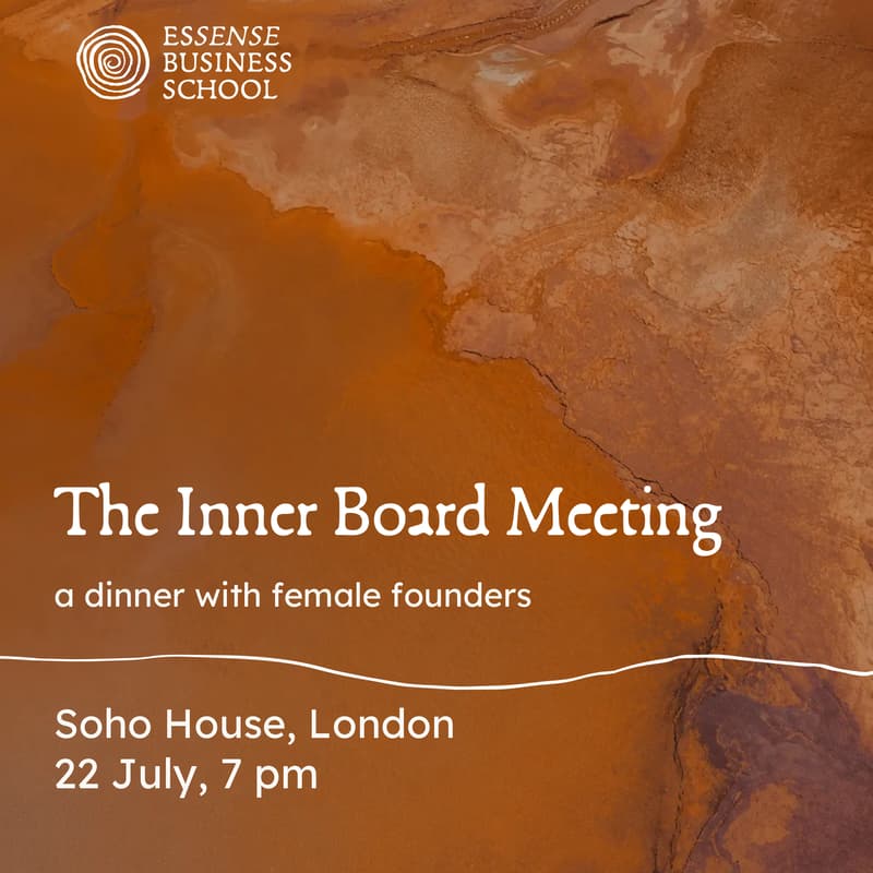 Cover Image for The Inner Board Meeting – a dinner with female founders