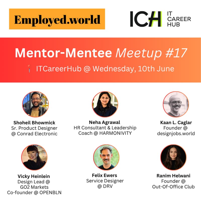 Cover Image for Mentor-mentee meetup (UX/UI) #17