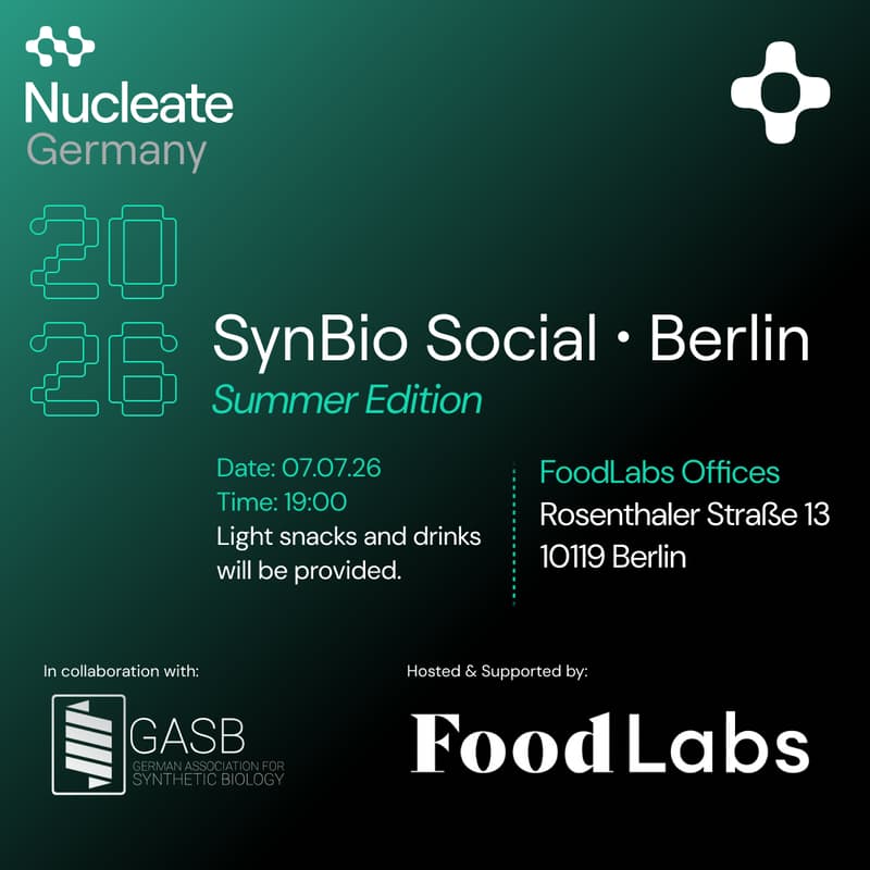 Cover Image for SynBio Social Berlin | Summer Edition | Nucleate x GASB x FoodLabs
