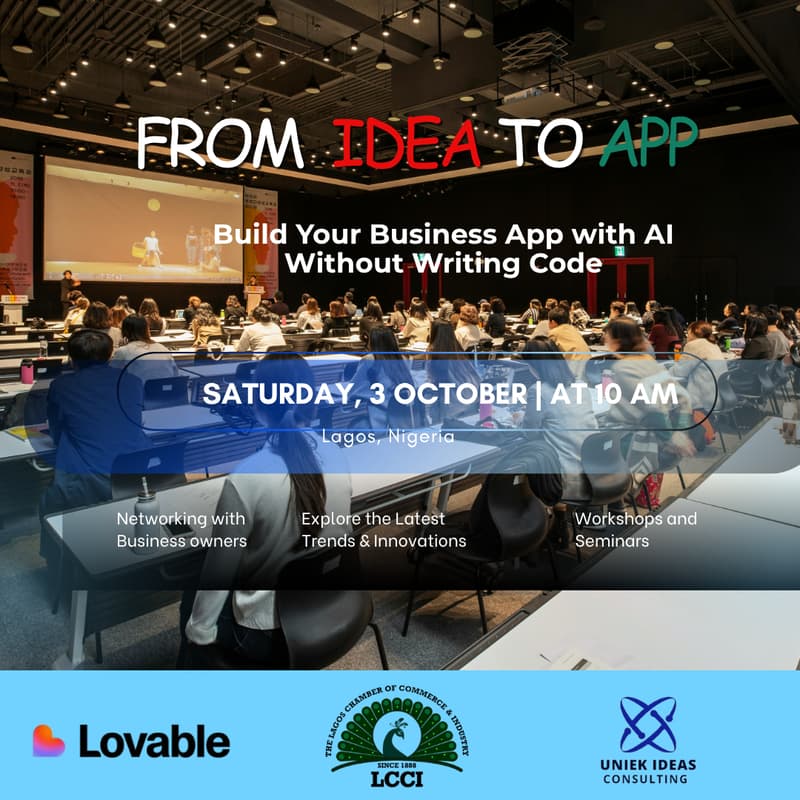 Cover Image for FROM IDEA TO APP Build Your Business App with AI - Without Writing Code