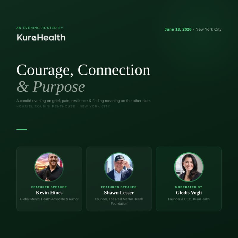 Cover Image for An Evening of Courage, Connection & Purpose hosted by KuraHealth