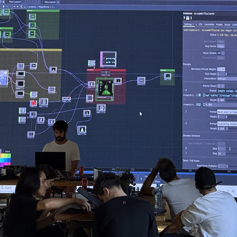 Cover Image for Real-Time AI Generation and Touch Designer related Workflows @RnA Studio