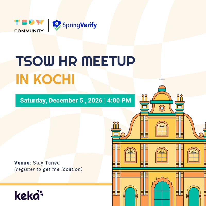 Cover Image for TSOW HR Meetup in Kochi