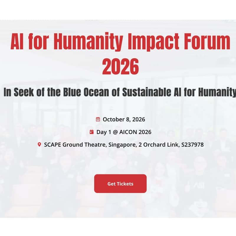 Cover Image for AI for Humanity Impact Forum 2026