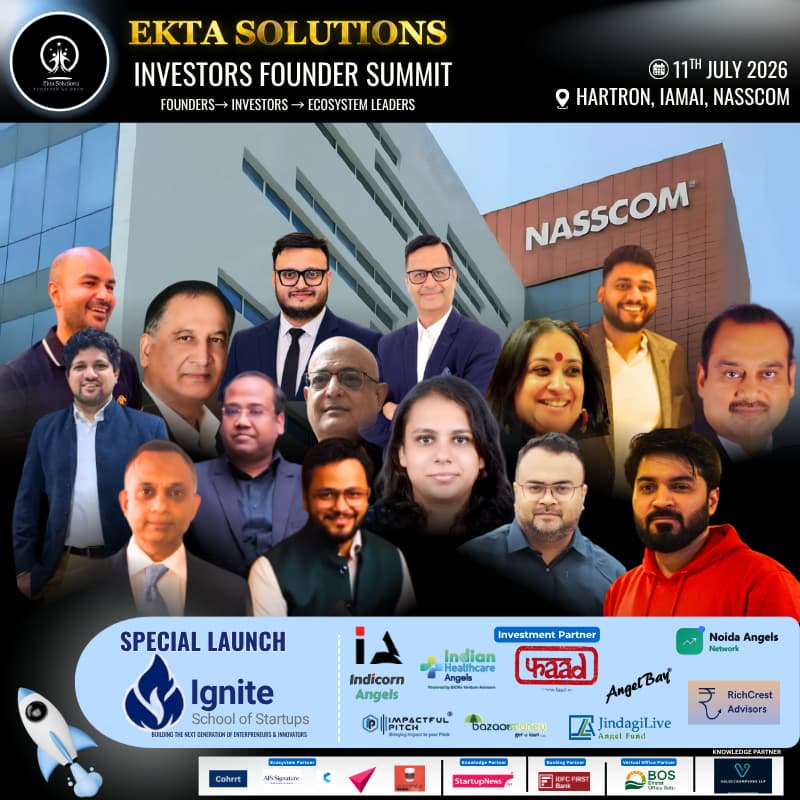 Cover Image for EKTA SOLUTIONS STARTUP-INVESTORS SUMMIT