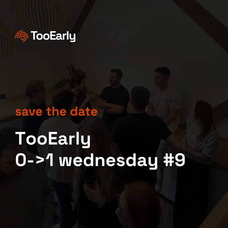 Cover Image for 0->1 wednesday #9 | save the date