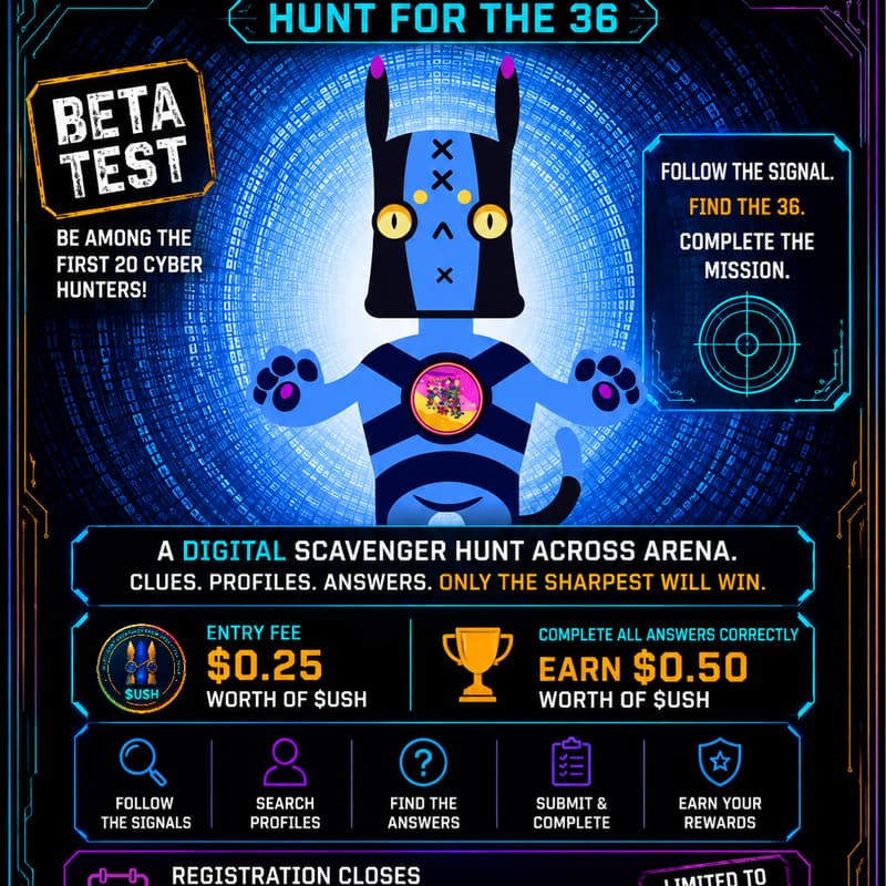 Cover Image for 🌐 Ushkee Cyber Hunt: Hunt for the 36 — Digital Scavenger Hunt