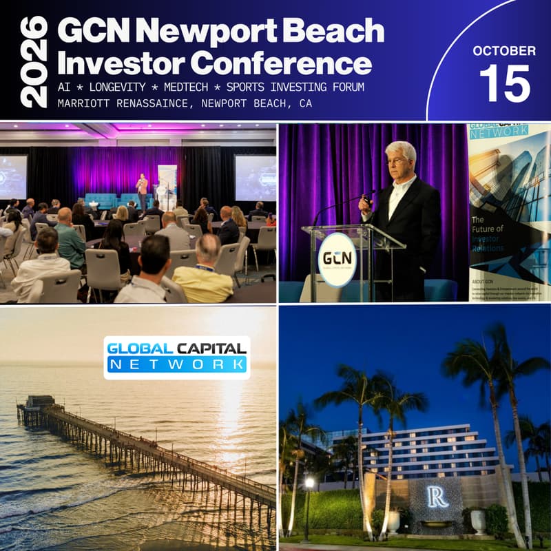 Cover Image for GCN Newport Beach Investor Conference AI * Longevity * Medtech * Sports
