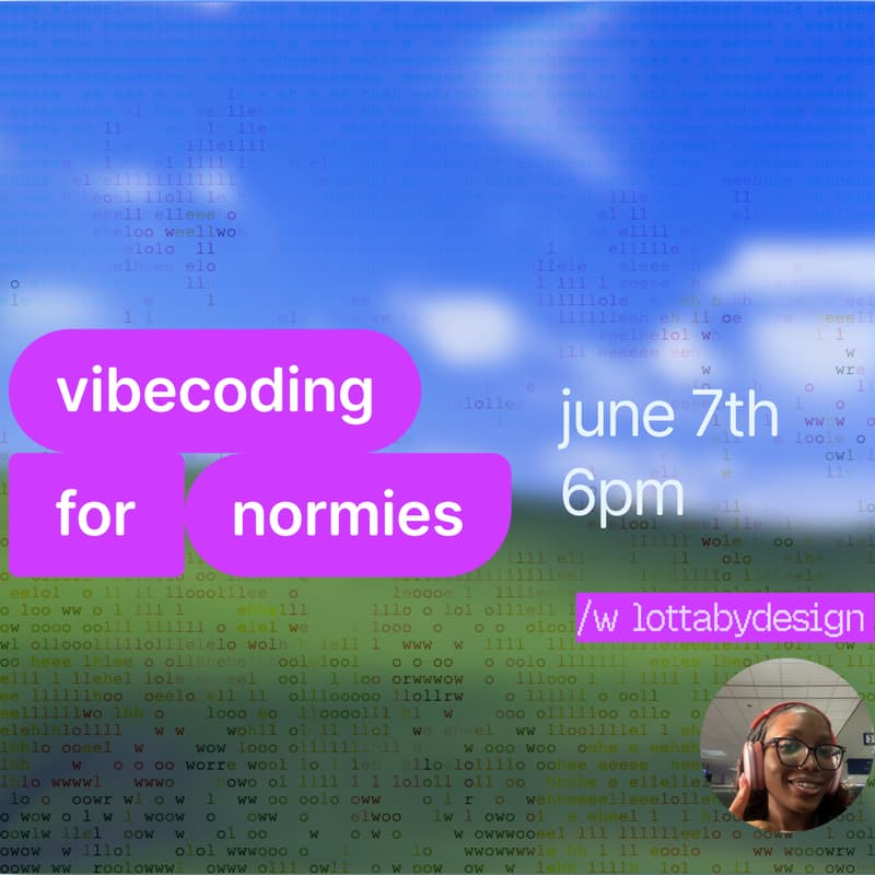 Cover Image for vibecoding for normies: a live build session