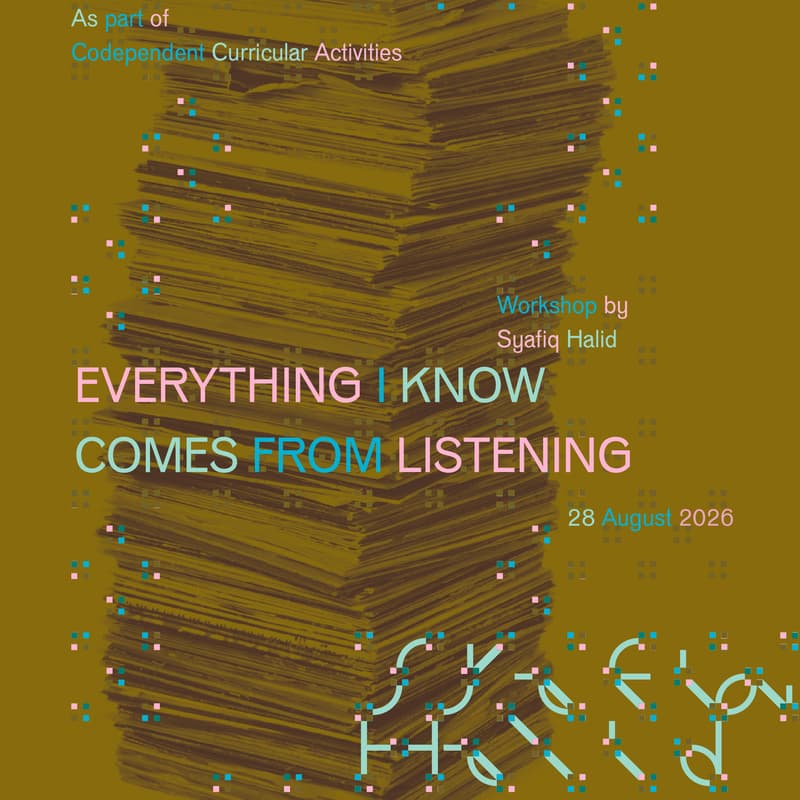 Cover Image for Everything I Know Comes From Listening