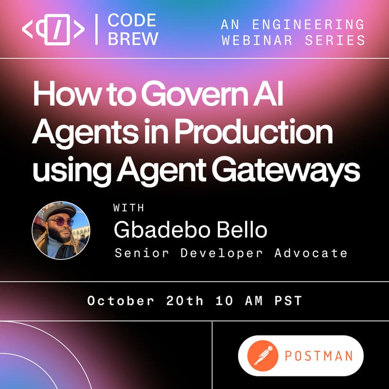 Cover Image for Webinar: How To Govern AI Agents in Production using Agent Gateways