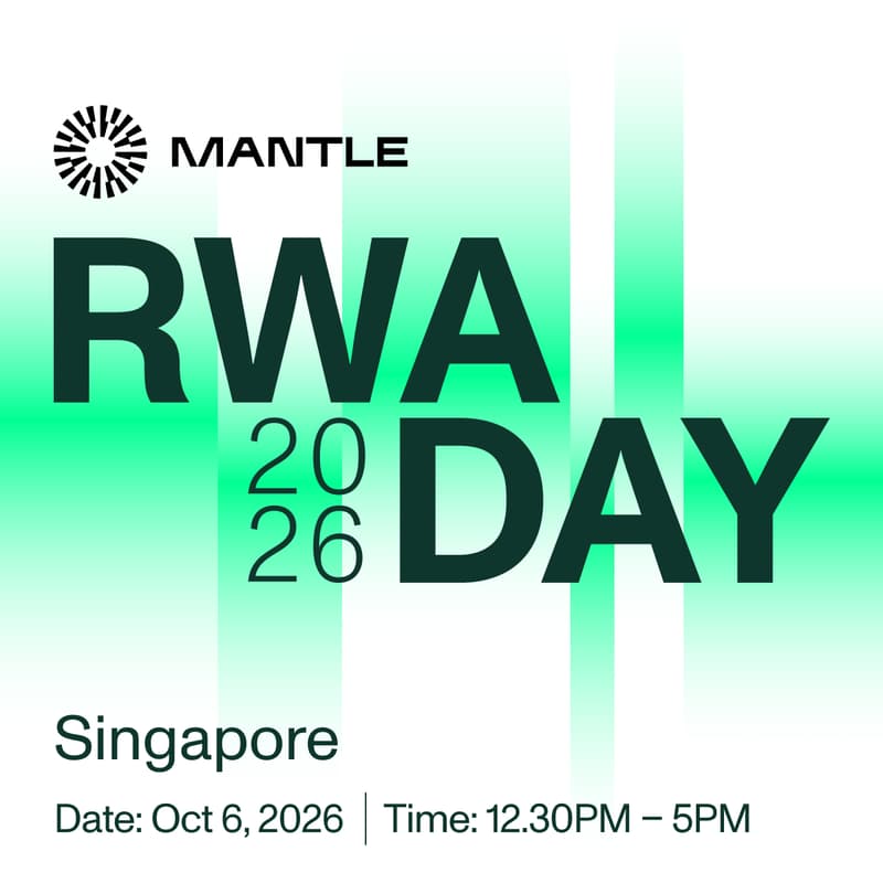 Cover Image for Mantle RWA Day (Token2049 SG Edition)