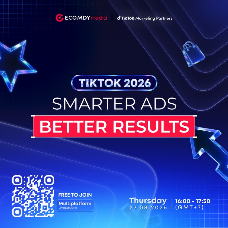 Cover Image for [Ecomdy August Webinar] TikTok Ads: Smart Ads, Better Results