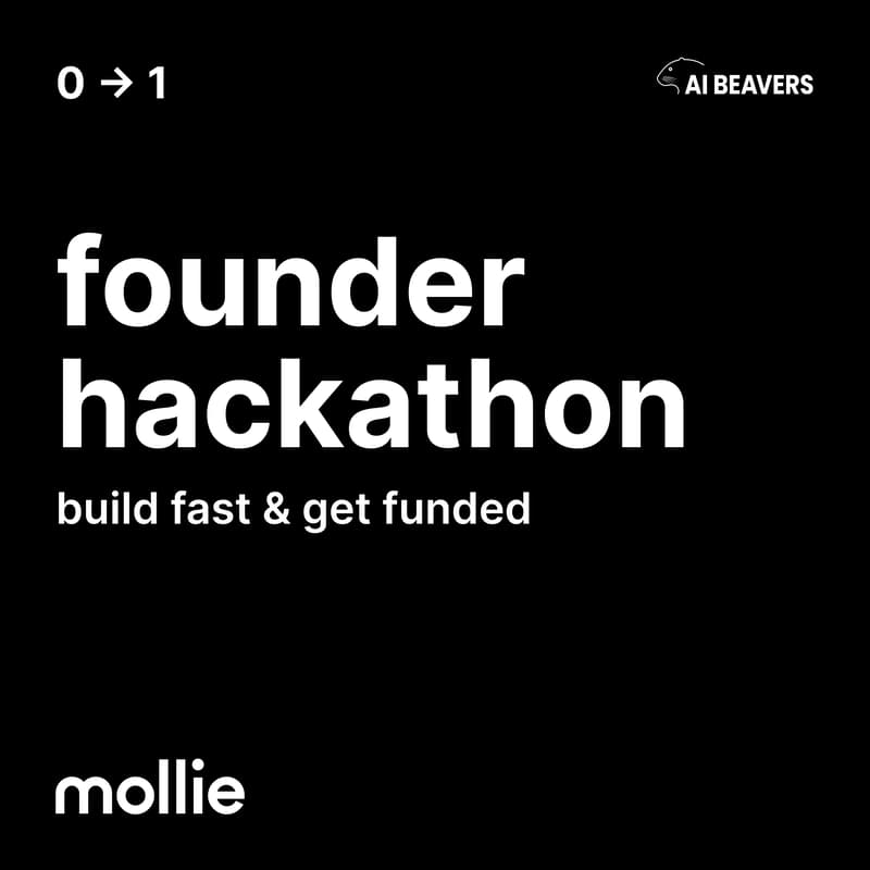Cover Image for founder hackathon: build fast & get funded