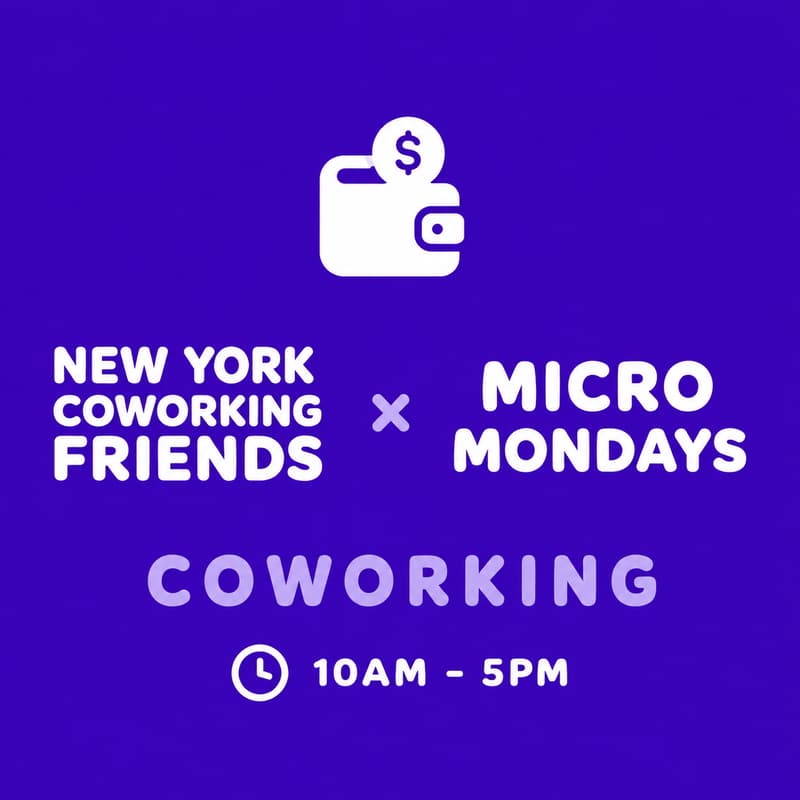 Cover Image for Micro Mondays Coworking with New York Coworking Friends