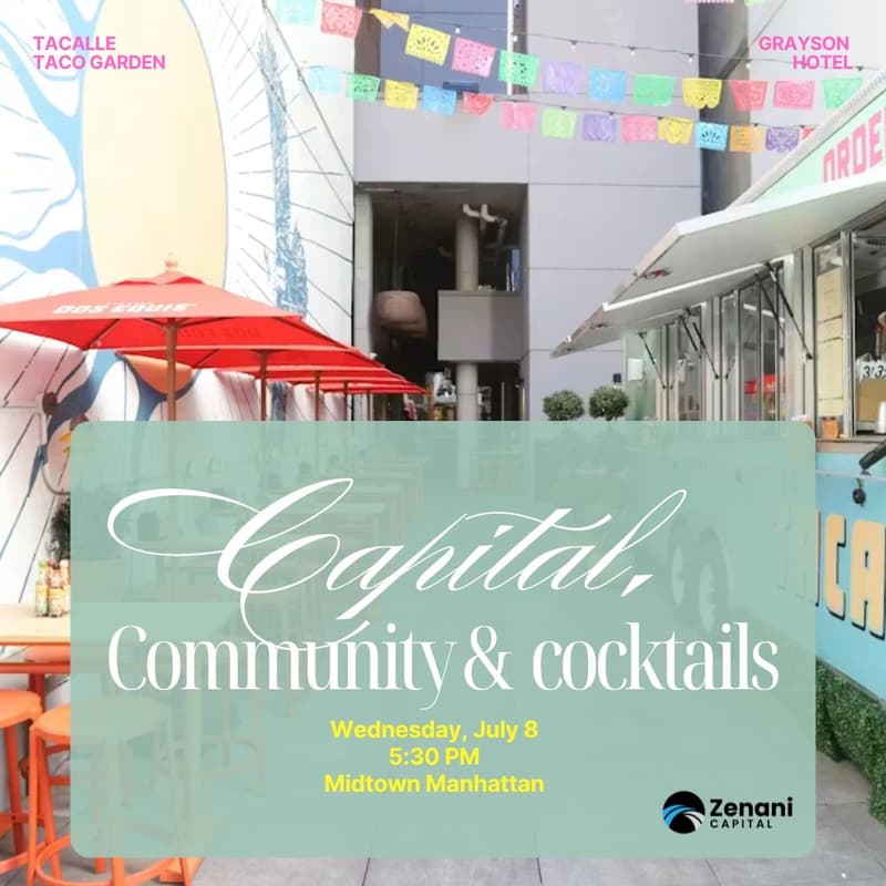 Cover Image for Zenani in NYC: Capital, Community & Cocktails