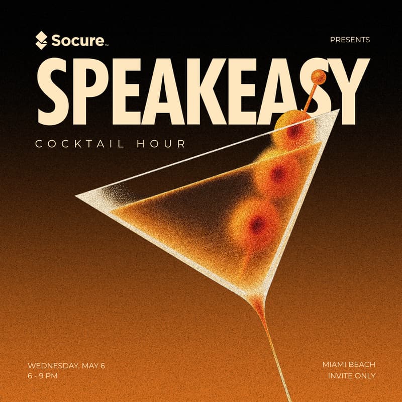 Cover Image for Socure Speakeasy: Cocktail Hour