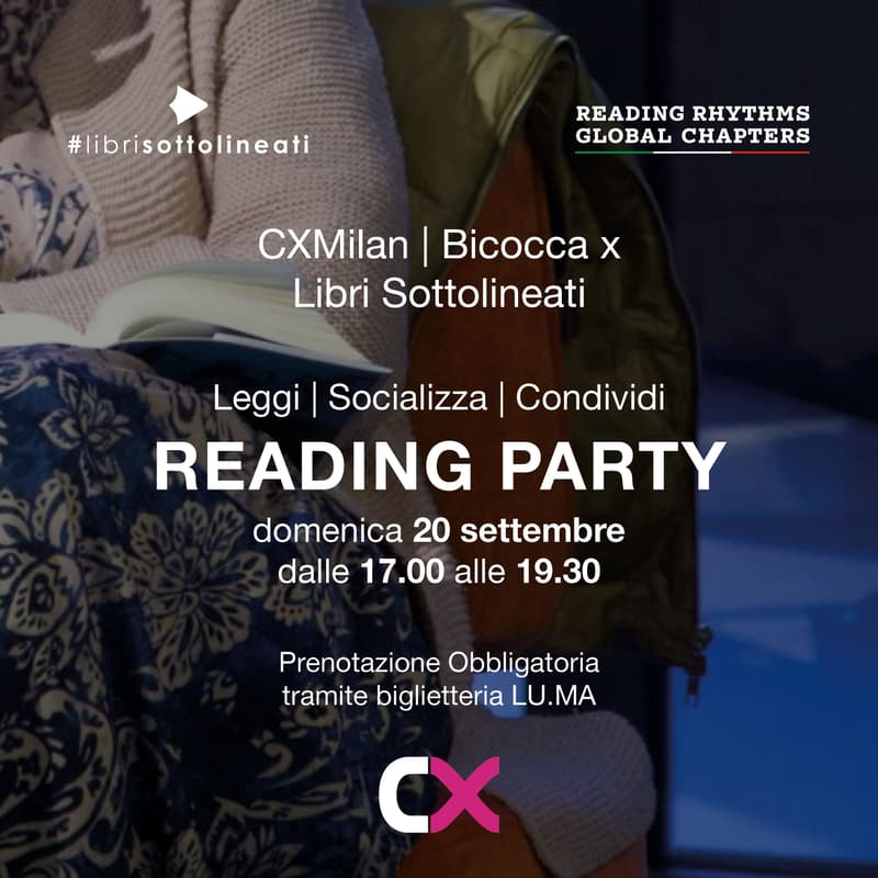 Cover Image for Reading Party Milano: domenica 20 settembre