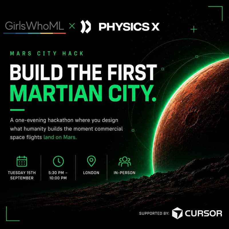 Cover Image for GirlsWhoML & PhysicsX Hackathon