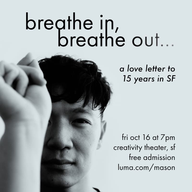 Cover Image for breathe in, breathe out...